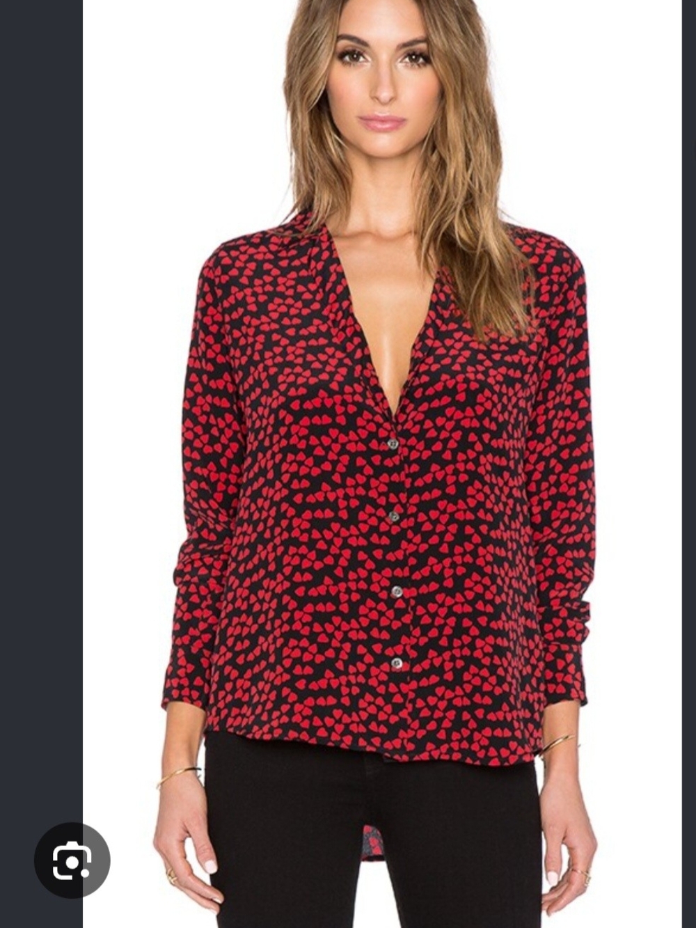Kate Moss For Equipment Collab XS Silk Blouse